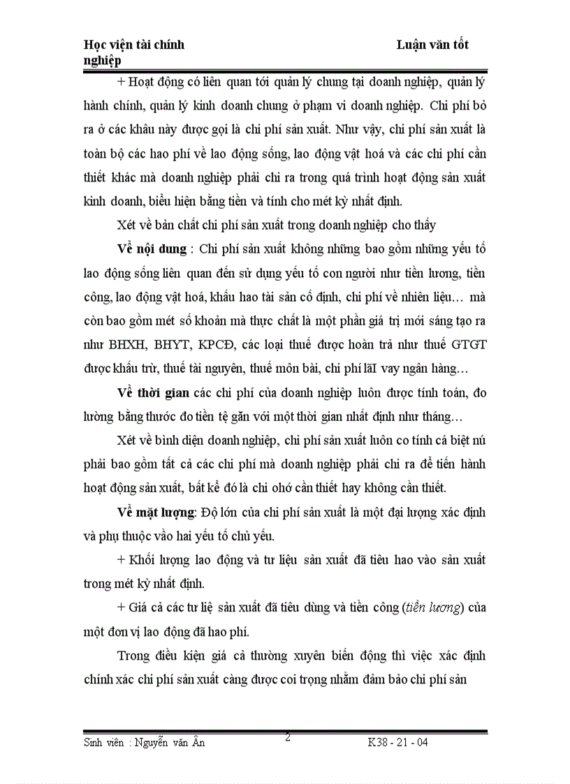 image for page Công tác hạch toán chi phí sản xuất và tính giá thành sản phẩm ở công ty bánh kẹo Tràng an