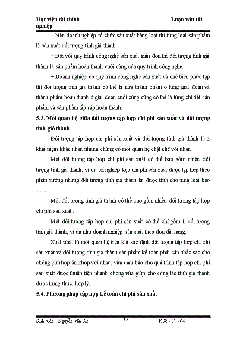 image for page Công tác hạch toán chi phí sản xuất và tính giá thành sản phẩm ở công ty bánh kẹo Tràng an