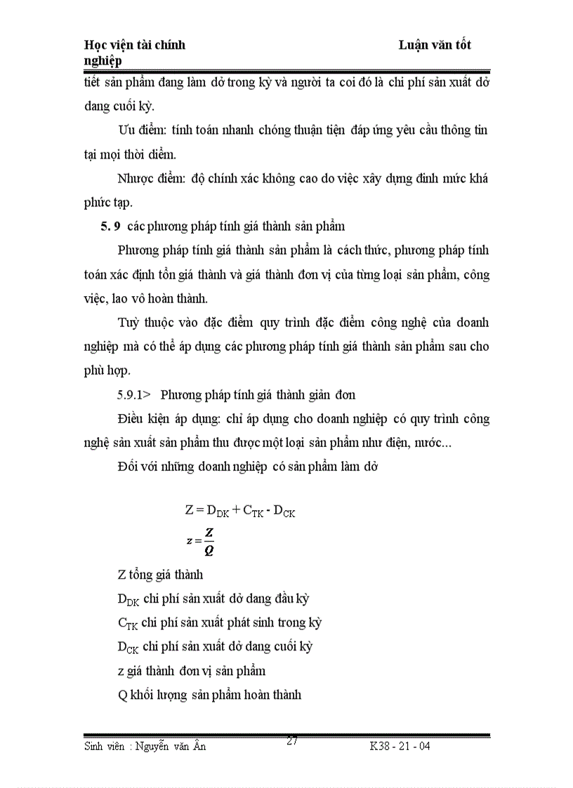 image for page Công tác hạch toán chi phí sản xuất và tính giá thành sản phẩm ở công ty bánh kẹo Tràng an