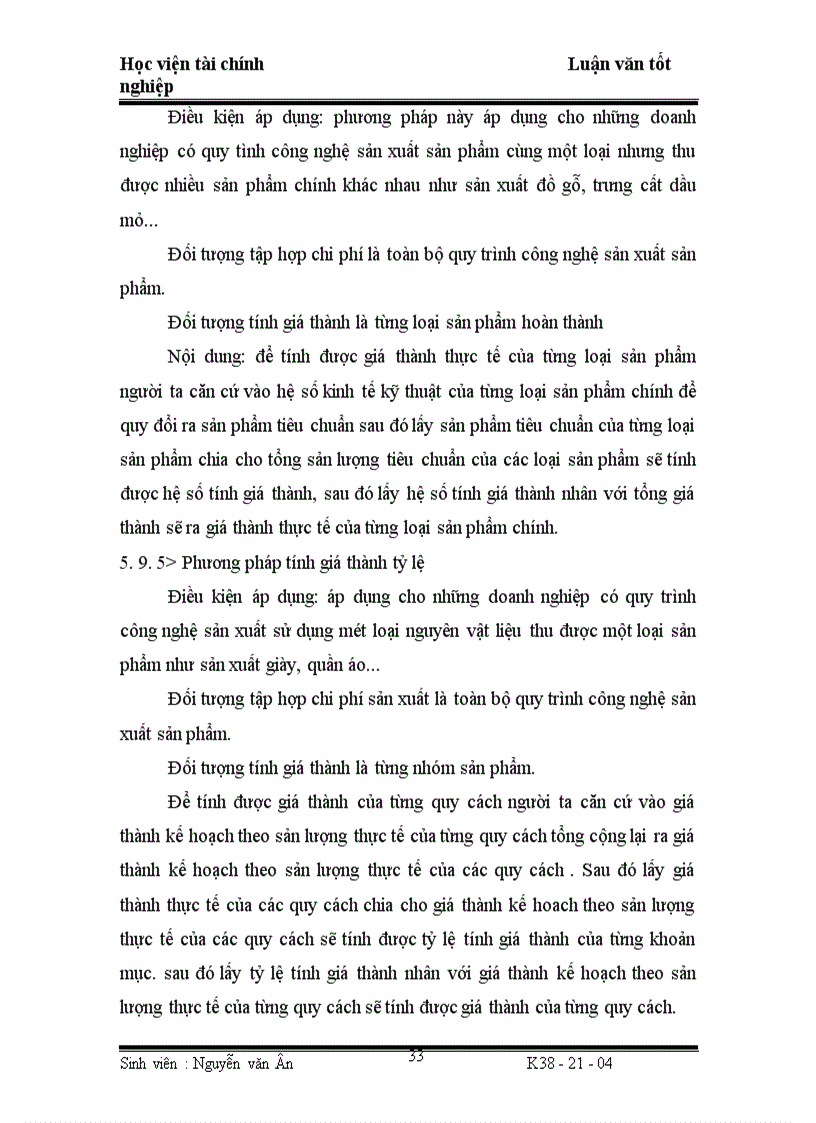 image for page Công tác hạch toán chi phí sản xuất và tính giá thành sản phẩm ở công ty bánh kẹo Tràng an