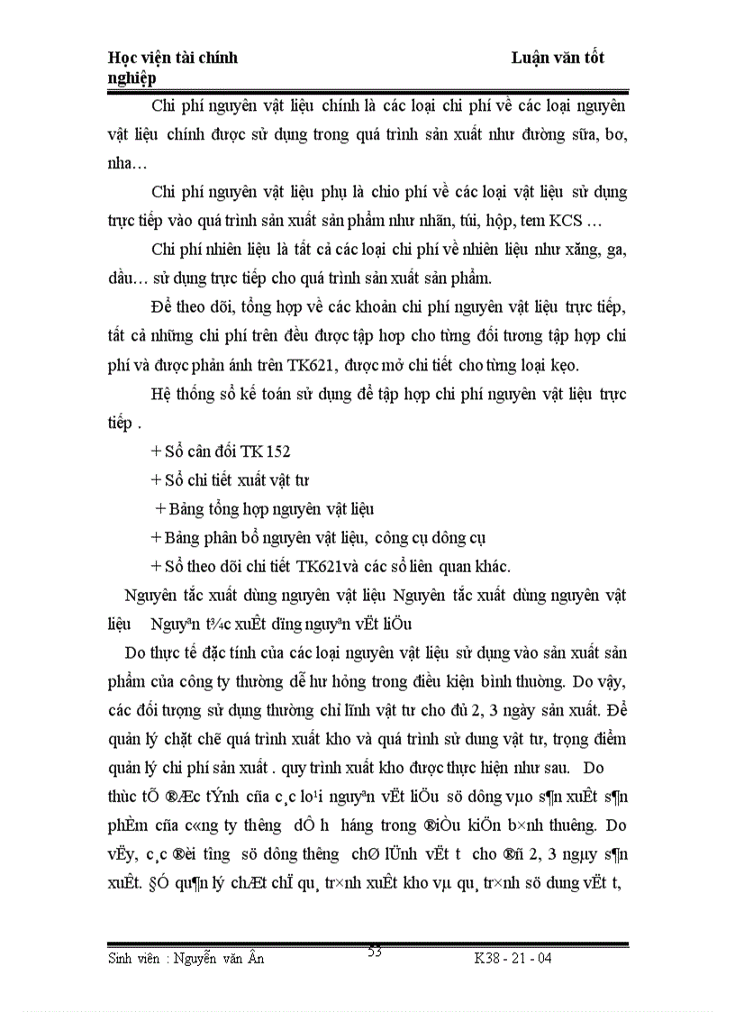 image for page Công tác hạch toán chi phí sản xuất và tính giá thành sản phẩm ở công ty bánh kẹo Tràng an