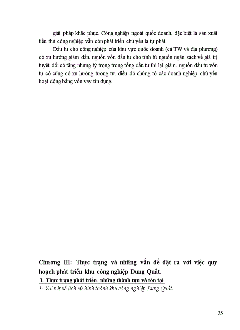 image for page Quy hoạch phát triển công nghiệp và kết cấu hạ tầng phục vụ phát triển khu công nghiệp Dung Quất