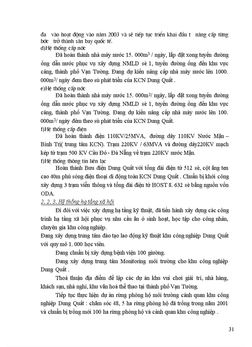 image for page Quy hoạch phát triển công nghiệp và kết cấu hạ tầng phục vụ phát triển khu công nghiệp Dung Quất