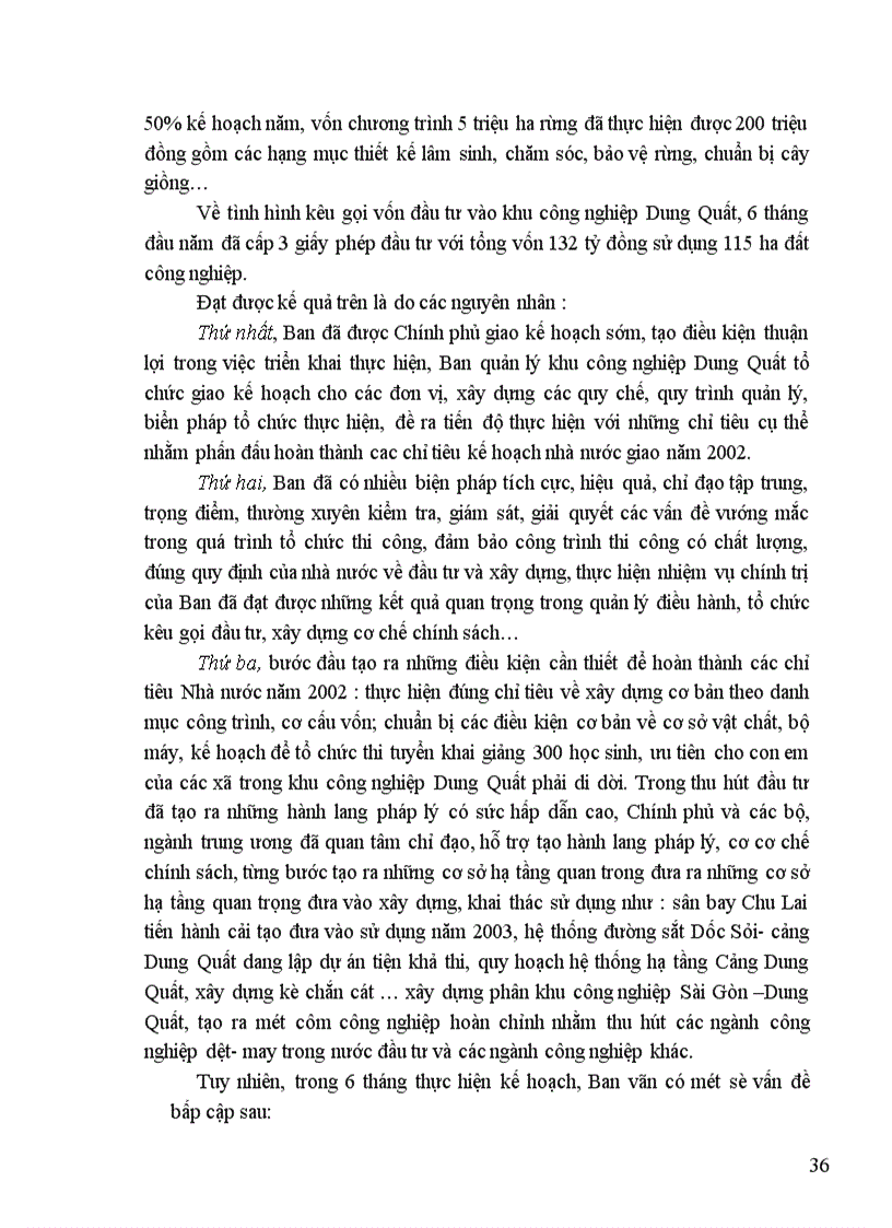 image for page Quy hoạch phát triển công nghiệp và kết cấu hạ tầng phục vụ phát triển khu công nghiệp Dung Quất
