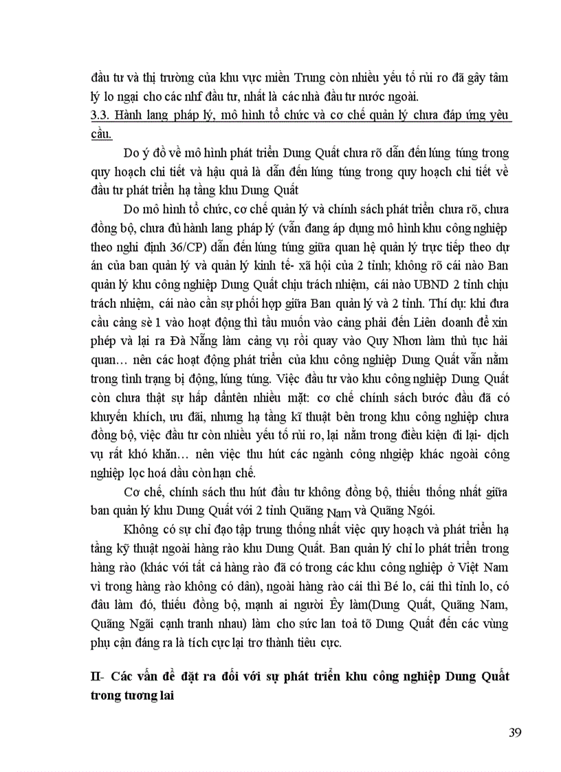 image for page Quy hoạch phát triển công nghiệp và kết cấu hạ tầng phục vụ phát triển khu công nghiệp Dung Quất