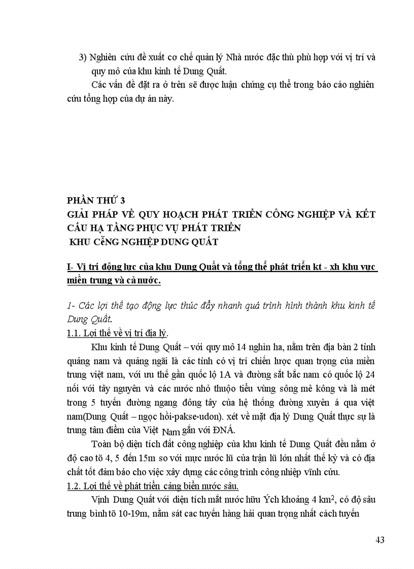 image for page Quy hoạch phát triển công nghiệp và kết cấu hạ tầng phục vụ phát triển khu công nghiệp Dung Quất