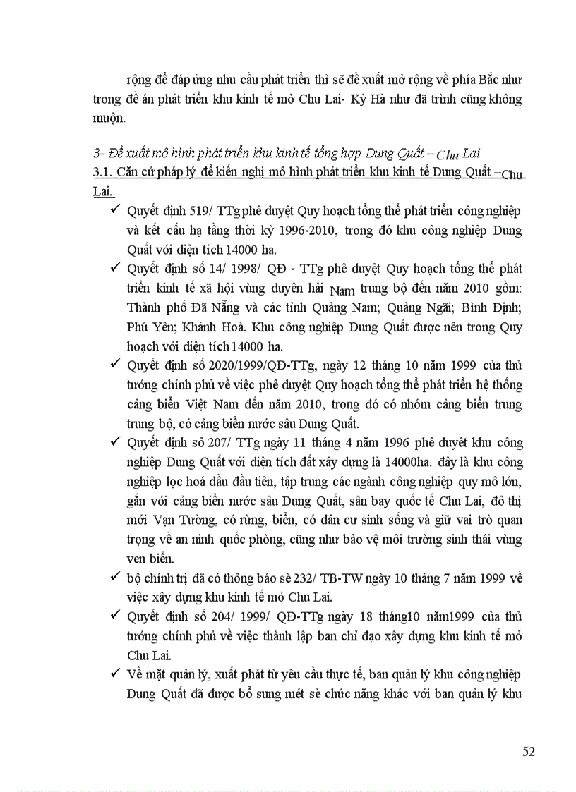 image for page Quy hoạch phát triển công nghiệp và kết cấu hạ tầng phục vụ phát triển khu công nghiệp Dung Quất