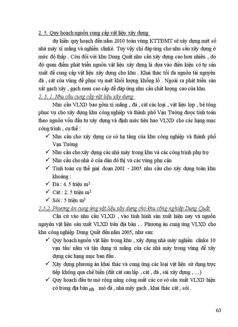 image for page Quy hoạch phát triển công nghiệp và kết cấu hạ tầng phục vụ phát triển khu công nghiệp Dung Quất