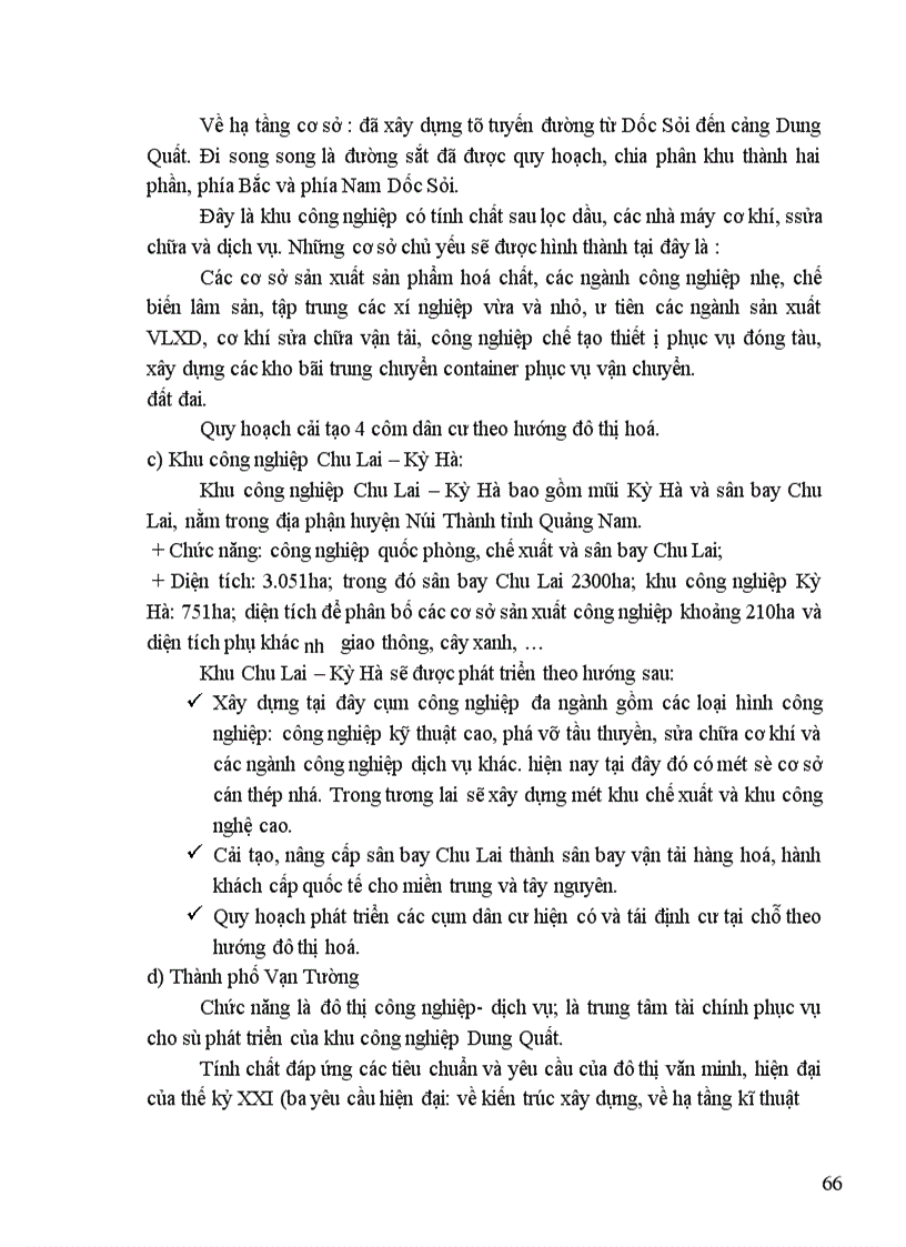 image for page Quy hoạch phát triển công nghiệp và kết cấu hạ tầng phục vụ phát triển khu công nghiệp Dung Quất