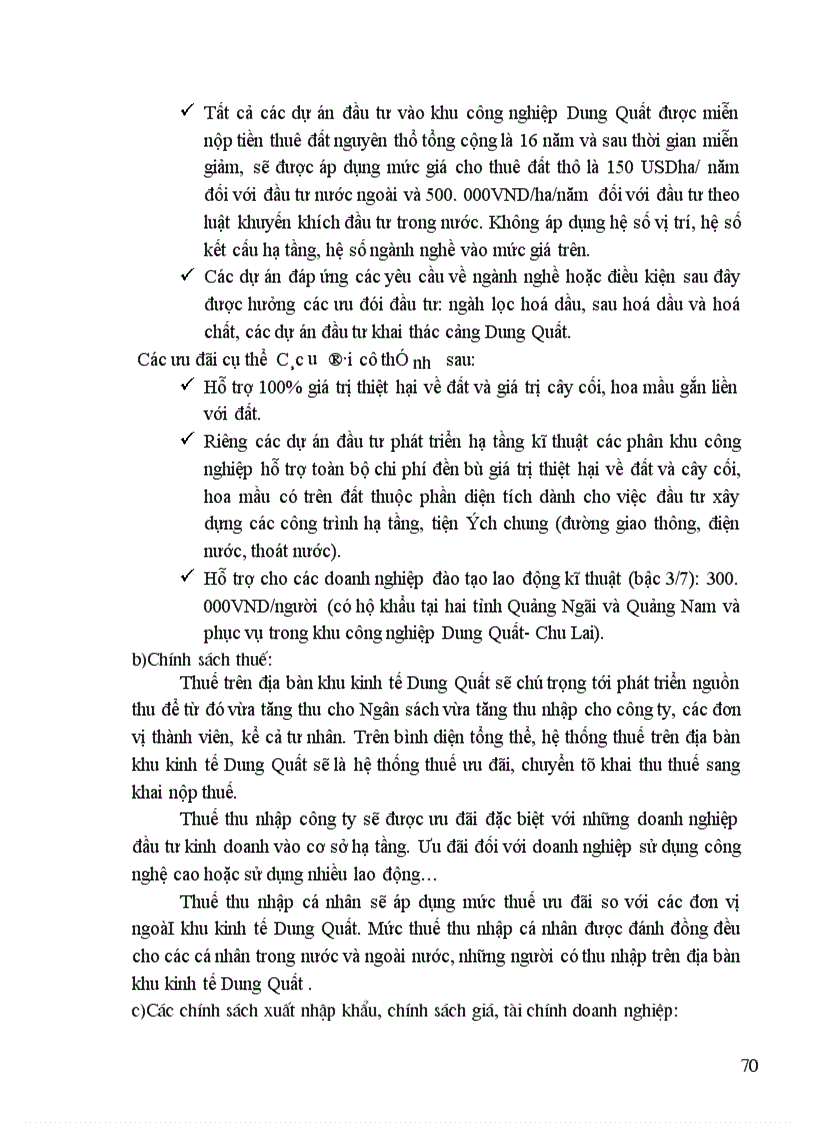 image for page Quy hoạch phát triển công nghiệp và kết cấu hạ tầng phục vụ phát triển khu công nghiệp Dung Quất