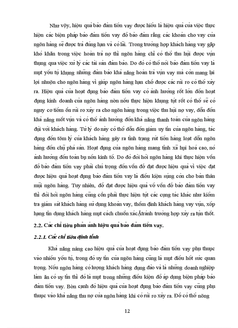 image for page Nâng cao hiệu quả của hoạt động bảo đảm tiền vay tại Sở giao dịch I - Ngân hàng Công thương Việt Nam