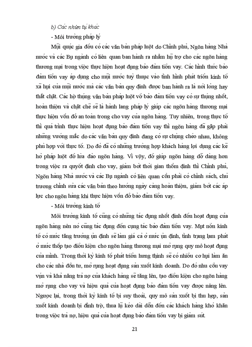 image for page Nâng cao hiệu quả của hoạt động bảo đảm tiền vay tại Sở giao dịch I - Ngân hàng Công thương Việt Nam