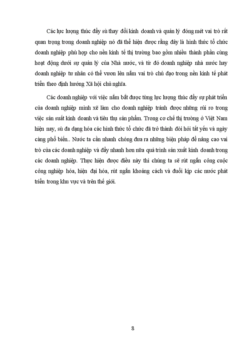 image for page Phân tích vai trò của từng lực lượng bên ngoài thúc đẩy sự thay đổi kinh doanh và quản lý .Mối quan hệ giữa các lực lượng ấy và sự cần thiết phát hiện kịp thời chúng để có những giải pháp thích hợp