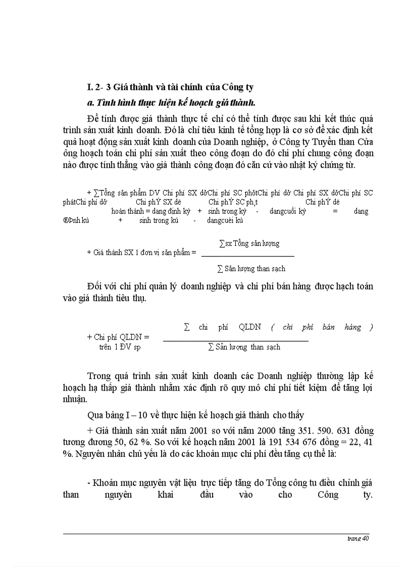 image for page Phân tích tình hình sử dụng tài sản cố định và đề xuất một số biện pháp nâng cao hiệu quả sử dụng tài sản cố định của Công ty tuyển than Cửa ông