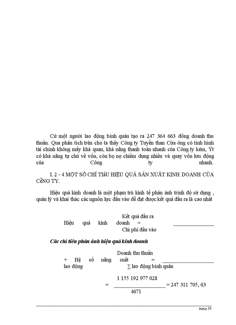 image for page Phân tích tình hình sử dụng tài sản cố định và đề xuất một số biện pháp nâng cao hiệu quả sử dụng tài sản cố định của Công ty tuyển than Cửa ông