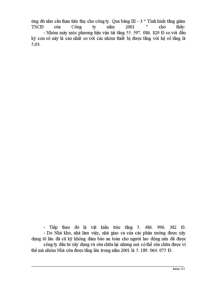 image for page Phân tích tình hình sử dụng tài sản cố định và đề xuất một số biện pháp nâng cao hiệu quả sử dụng tài sản cố định của Công ty tuyển than Cửa ông