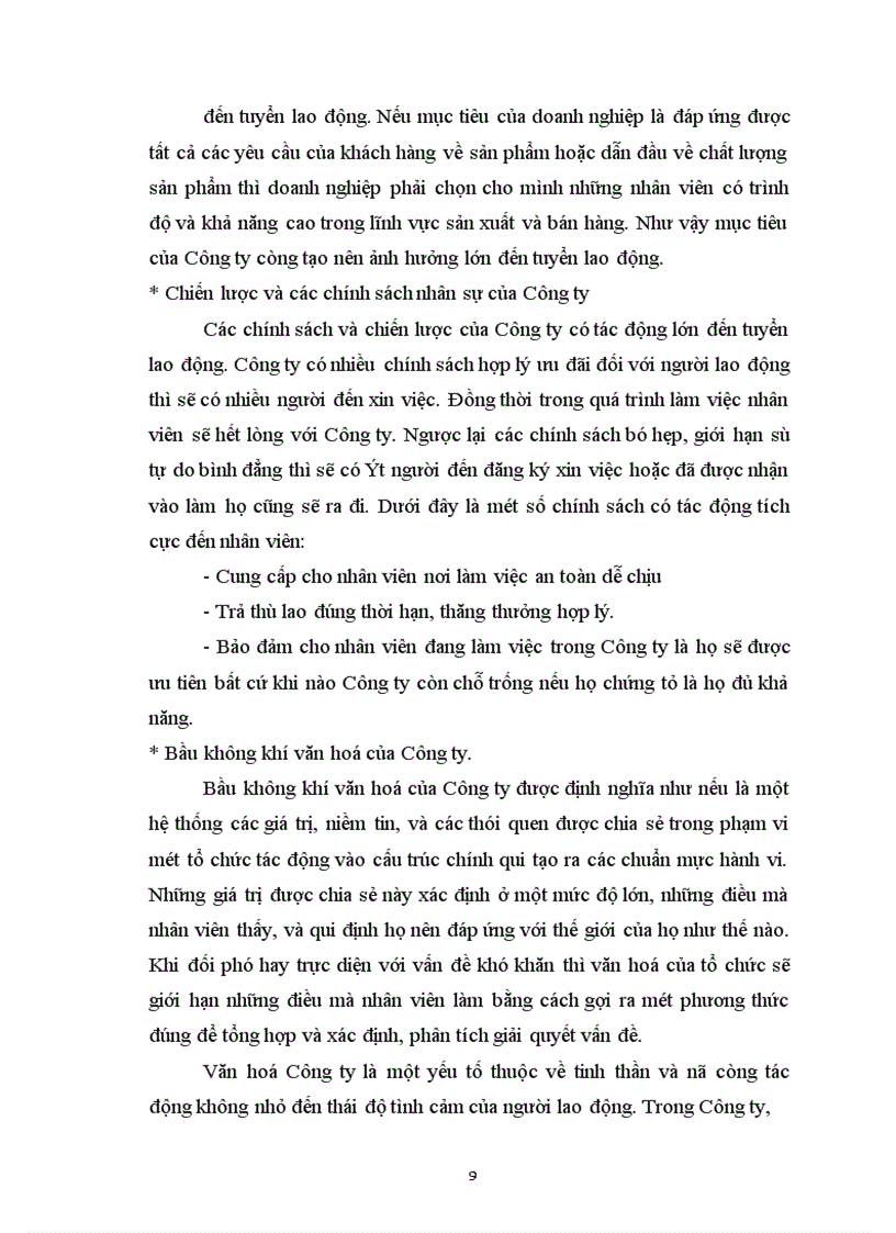 image for page Thực trạng công tác thu hút và tuyển chọn nhân viên tại Công ty thạch bàn