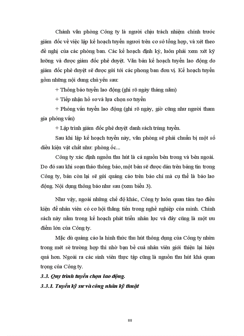 image for page Thực trạng công tác thu hút và tuyển chọn nhân viên tại Công ty thạch bàn