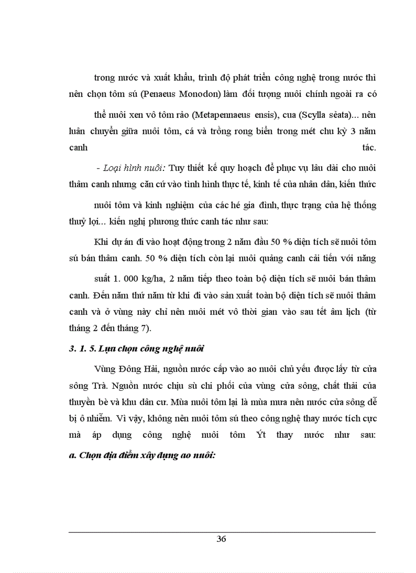 image for page Xây dựng dự án phát triển nuôi tôm sú ở xã Đông Hải – huyện Tiền Hải – tỉnh Thái Bình