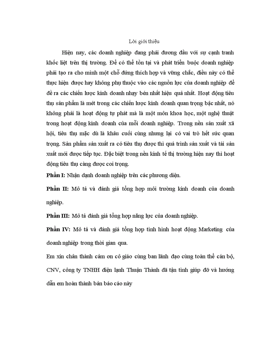 image for page Tiêu thụ sản phẩm và một số giải pháp nhằm đẩy nhanh tốc độ tiêu thụ của Công ty TNHH Điện Lạnh Thuận Thành