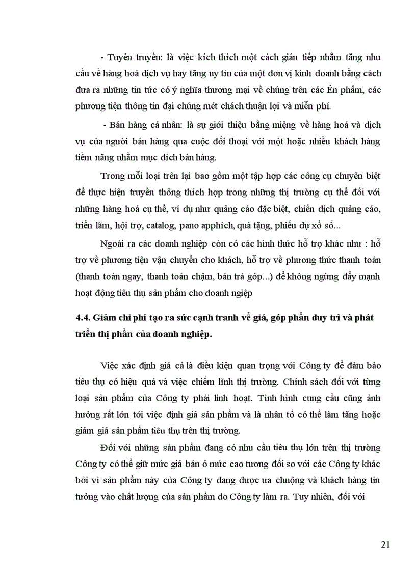 image for page Tiêu thụ sản phẩm và một số giải pháp nhằm đẩy nhanh tốc độ tiêu thụ của Công ty TNHH Điện Lạnh Thuận Thành