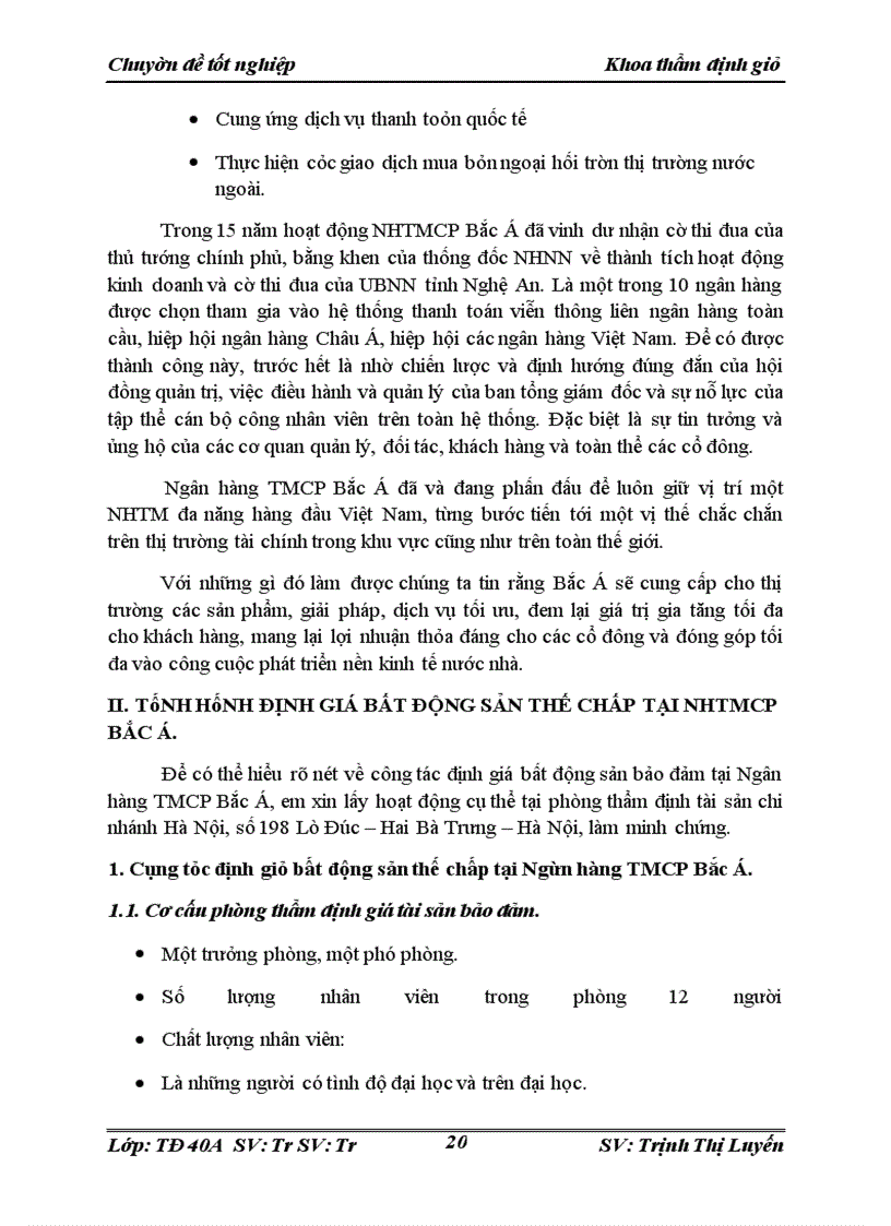 image for page Hoàn thiện công tác định giá, quản lý và xử lý bất động sản thế chấp tại Ngân hàng thương mại cổ phần Bắc Á (NHTMCP Bắc Á)