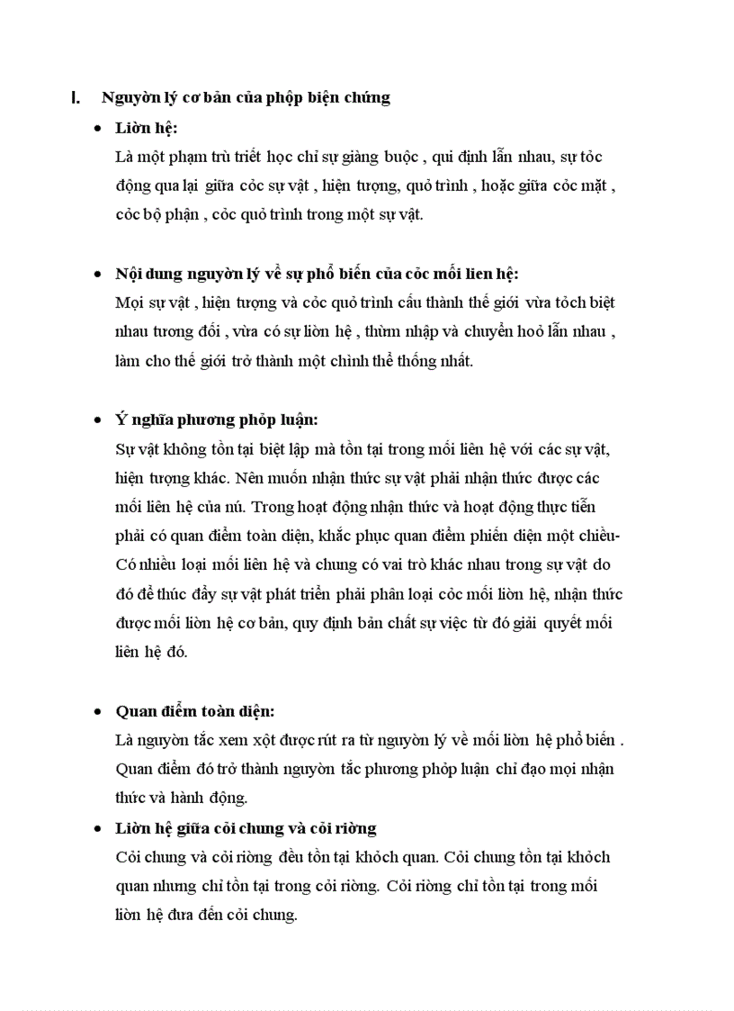 image for page Phép biện chứng và nguyên lý cơ bản của phép biện chứng