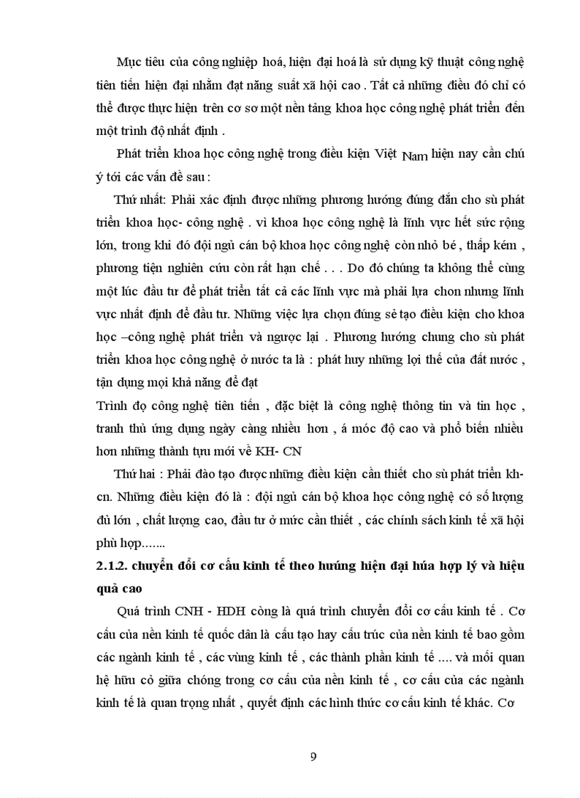 image for page CNH-HĐH và vai trò của nó trong sự nghiệp xây dựng chủ nghĩa xã hội ở nước ta hiện nay