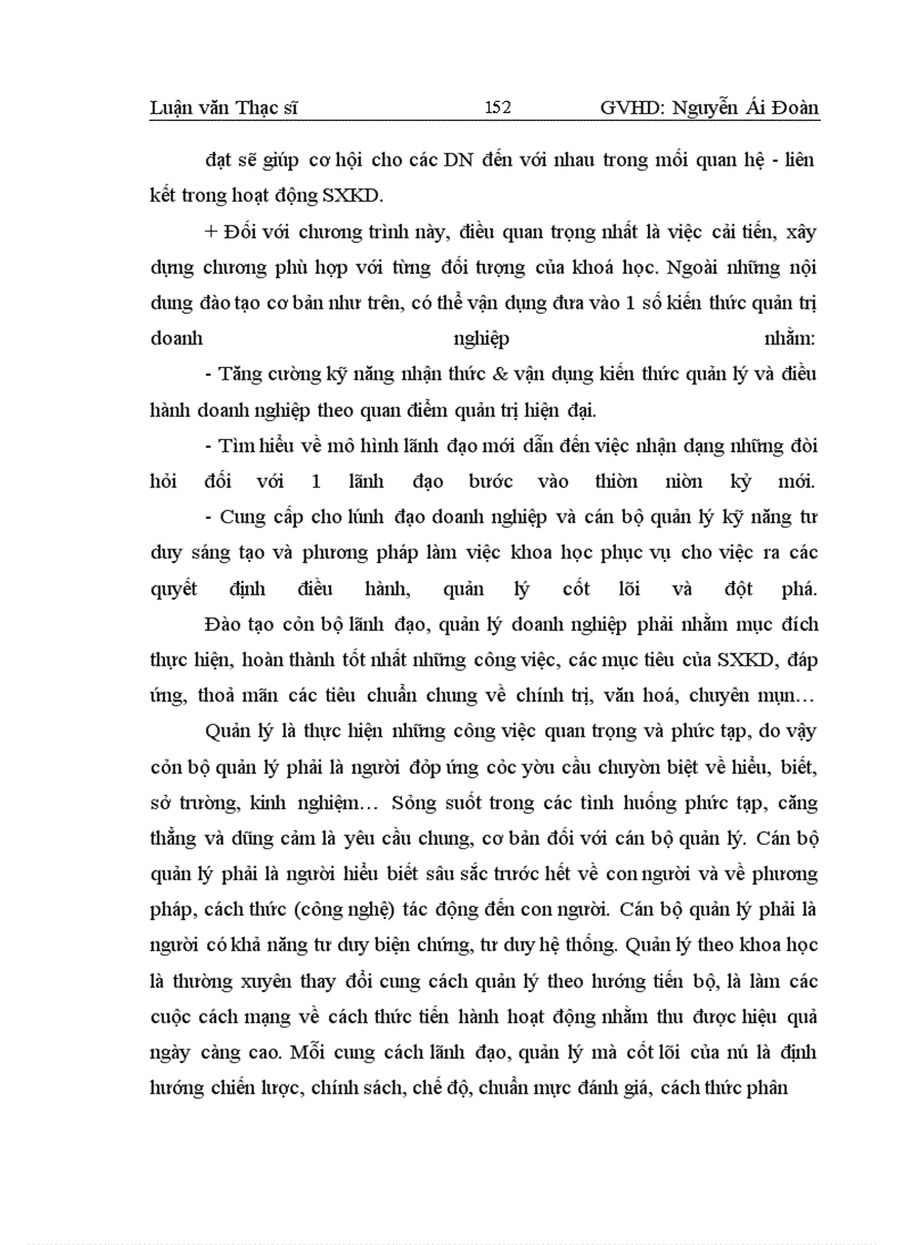 image for page Phân tích thực trạng công tác đào tạo nguồn nhân lực quản lý cho các DNVVN ở Thành phố Hồ Chí Minh.