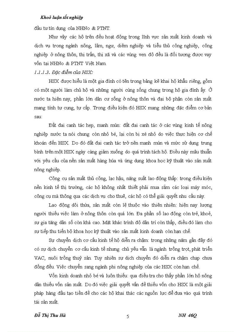 image for page Nâng cao chất lượng tín dụng đối với HSX tại chi nhánh NHNo & PTNT huyện Thiệu Hoá - tỉnh Thanh Hoá