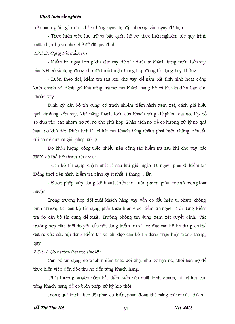 image for page Nâng cao chất lượng tín dụng đối với HSX tại chi nhánh NHNo & PTNT huyện Thiệu Hoá - tỉnh Thanh Hoá