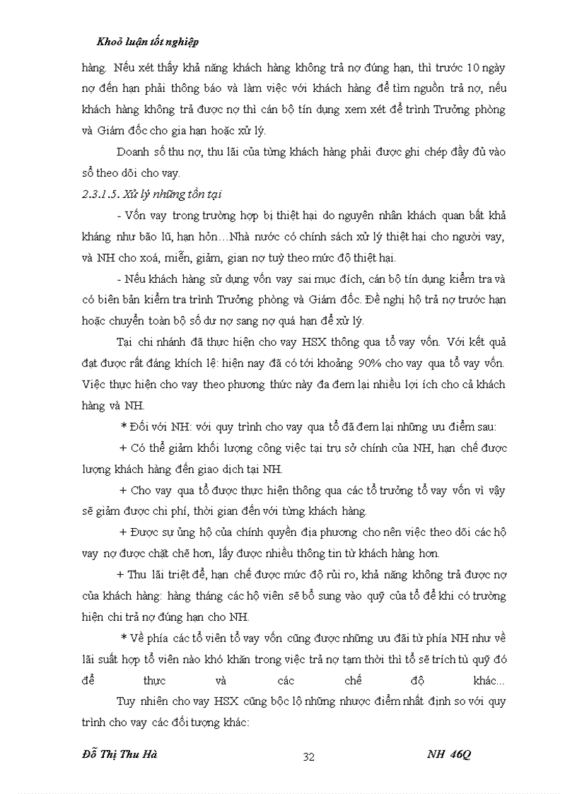 image for page Nâng cao chất lượng tín dụng đối với HSX tại chi nhánh NHNo & PTNT huyện Thiệu Hoá - tỉnh Thanh Hoá