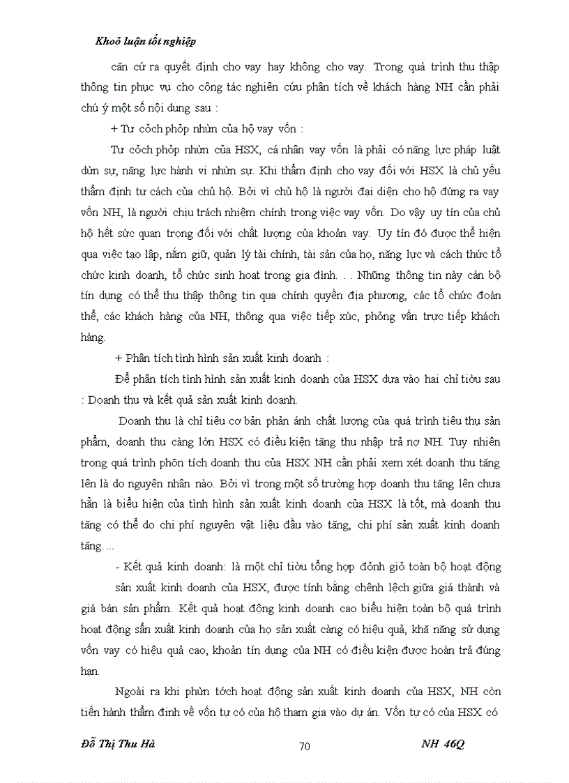image for page Nâng cao chất lượng tín dụng đối với HSX tại chi nhánh NHNo & PTNT huyện Thiệu Hoá - tỉnh Thanh Hoá