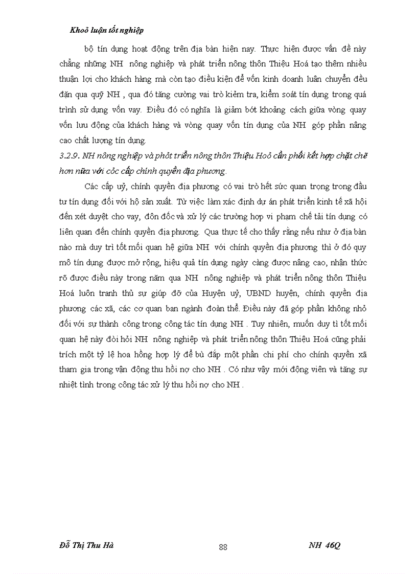image for page Nâng cao chất lượng tín dụng đối với HSX tại chi nhánh NHNo & PTNT huyện Thiệu Hoá - tỉnh Thanh Hoá