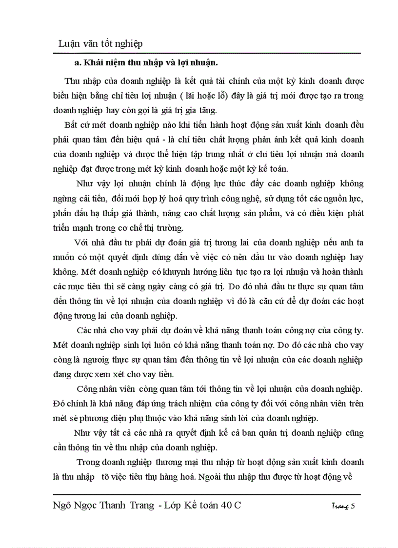 image for page Hạch toán thu nhập và phân phối thu nhập với việc nâng cao hiệu quả kinh doanh tại công ty điện máy TP Hồ Chí Minh - Chi nhánh tại Hà nội