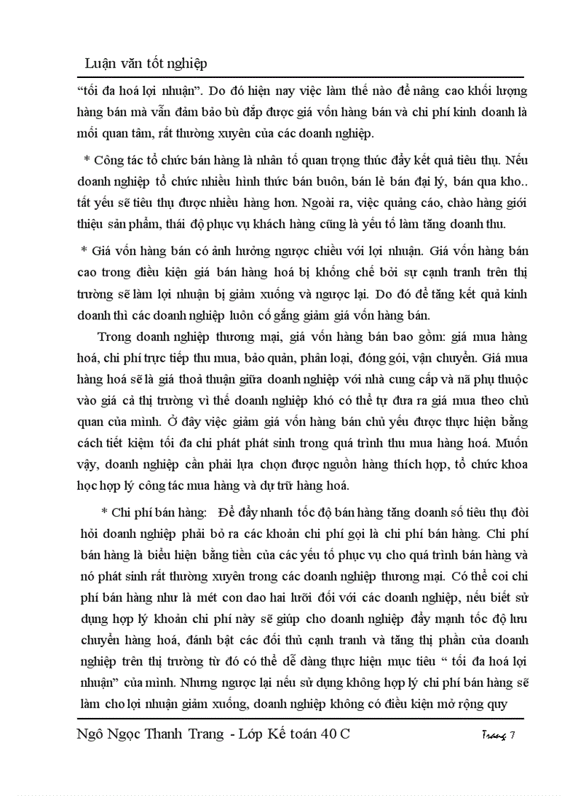 image for page Hạch toán thu nhập và phân phối thu nhập với việc nâng cao hiệu quả kinh doanh tại công ty điện máy TP Hồ Chí Minh - Chi nhánh tại Hà nội