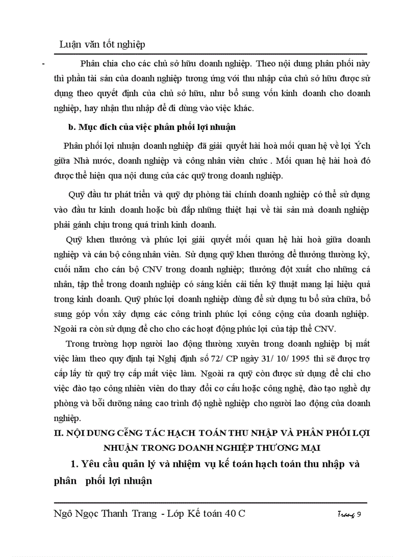 image for page Hạch toán thu nhập và phân phối thu nhập với việc nâng cao hiệu quả kinh doanh tại công ty điện máy TP Hồ Chí Minh - Chi nhánh tại Hà nội