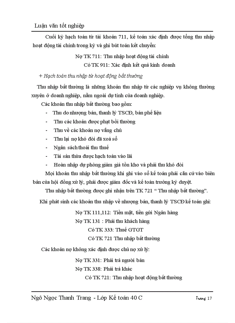 image for page Hạch toán thu nhập và phân phối thu nhập với việc nâng cao hiệu quả kinh doanh tại công ty điện máy TP Hồ Chí Minh - Chi nhánh tại Hà nội