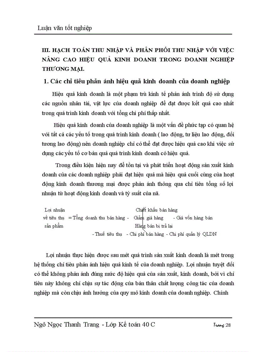 image for page Hạch toán thu nhập và phân phối thu nhập với việc nâng cao hiệu quả kinh doanh tại công ty điện máy TP Hồ Chí Minh - Chi nhánh tại Hà nội