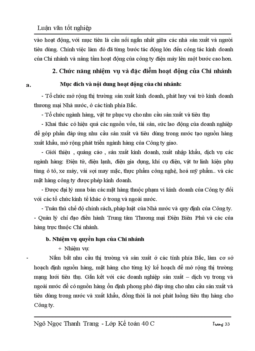 image for page Hạch toán thu nhập và phân phối thu nhập với việc nâng cao hiệu quả kinh doanh tại công ty điện máy TP Hồ Chí Minh - Chi nhánh tại Hà nội