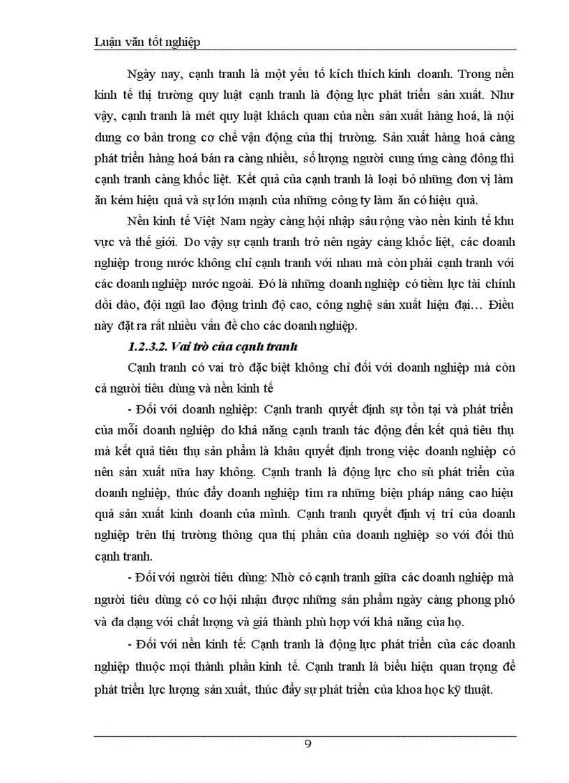 image for page Khảo sát và đánh giá Thực trạng khả năng cạnh tranh mặt hàng rau quả Tổng công ty rau quả, nông sản Việt Nam
