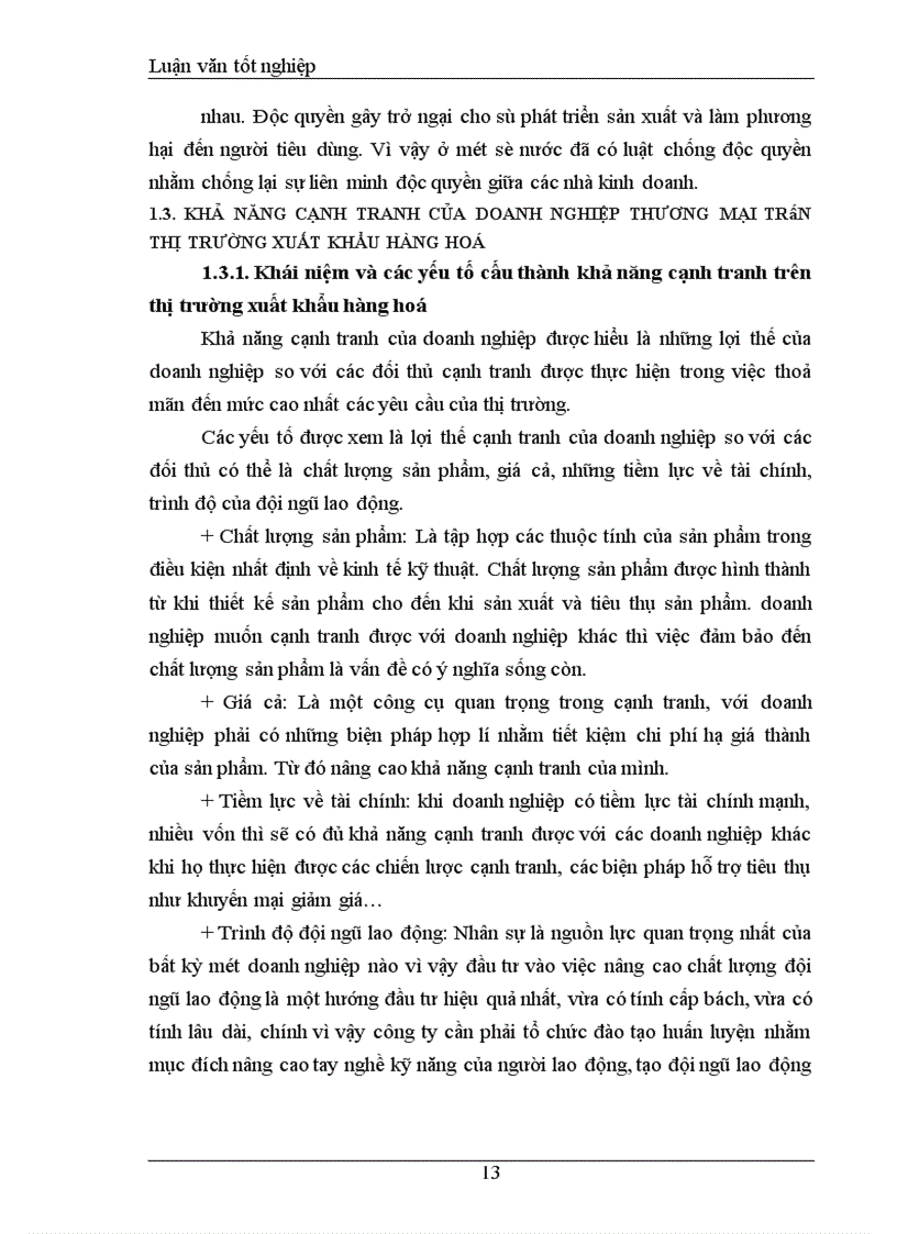 image for page Khảo sát và đánh giá Thực trạng khả năng cạnh tranh mặt hàng rau quả Tổng công ty rau quả, nông sản Việt Nam