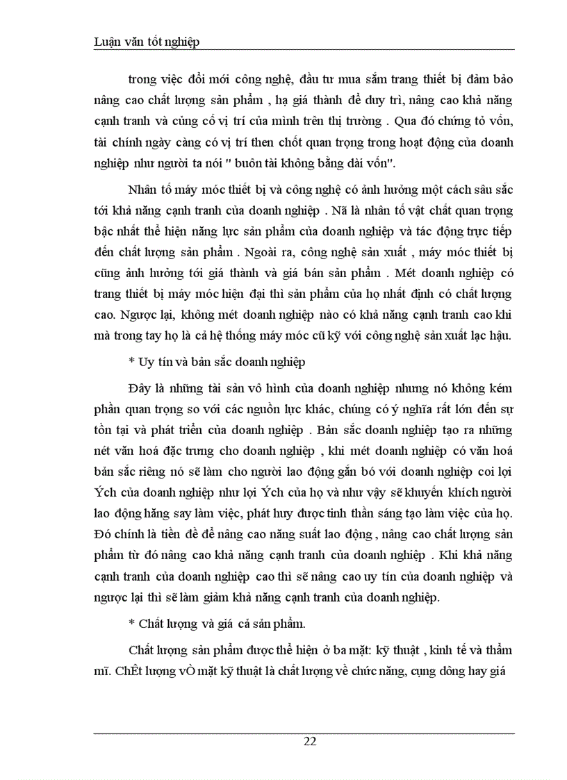 image for page Khảo sát và đánh giá Thực trạng khả năng cạnh tranh mặt hàng rau quả Tổng công ty rau quả, nông sản Việt Nam