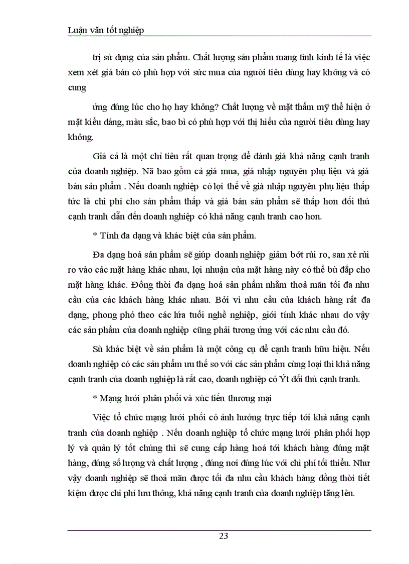 image for page Khảo sát và đánh giá Thực trạng khả năng cạnh tranh mặt hàng rau quả Tổng công ty rau quả, nông sản Việt Nam