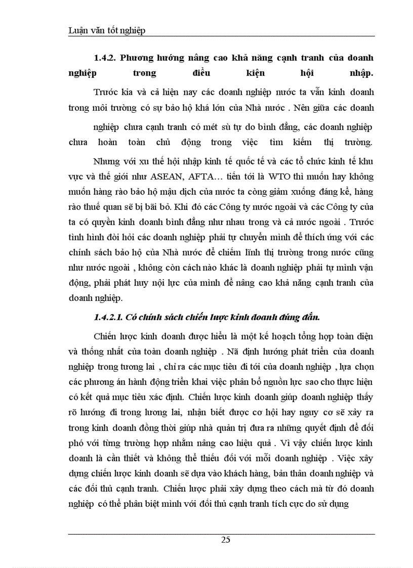 image for page Khảo sát và đánh giá Thực trạng khả năng cạnh tranh mặt hàng rau quả Tổng công ty rau quả, nông sản Việt Nam