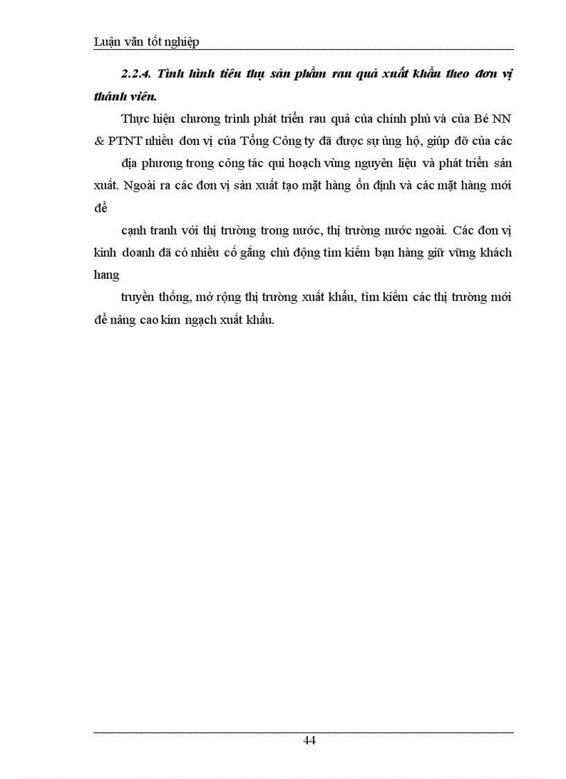image for page Khảo sát và đánh giá Thực trạng khả năng cạnh tranh mặt hàng rau quả Tổng công ty rau quả, nông sản Việt Nam