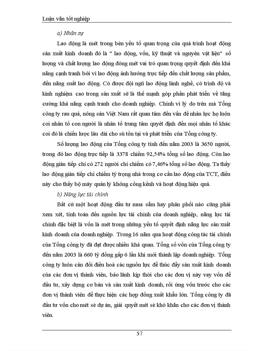 image for page Khảo sát và đánh giá Thực trạng khả năng cạnh tranh mặt hàng rau quả Tổng công ty rau quả, nông sản Việt Nam
