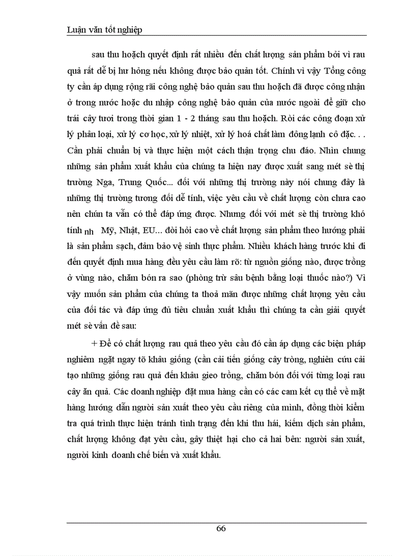 image for page Khảo sát và đánh giá Thực trạng khả năng cạnh tranh mặt hàng rau quả Tổng công ty rau quả, nông sản Việt Nam