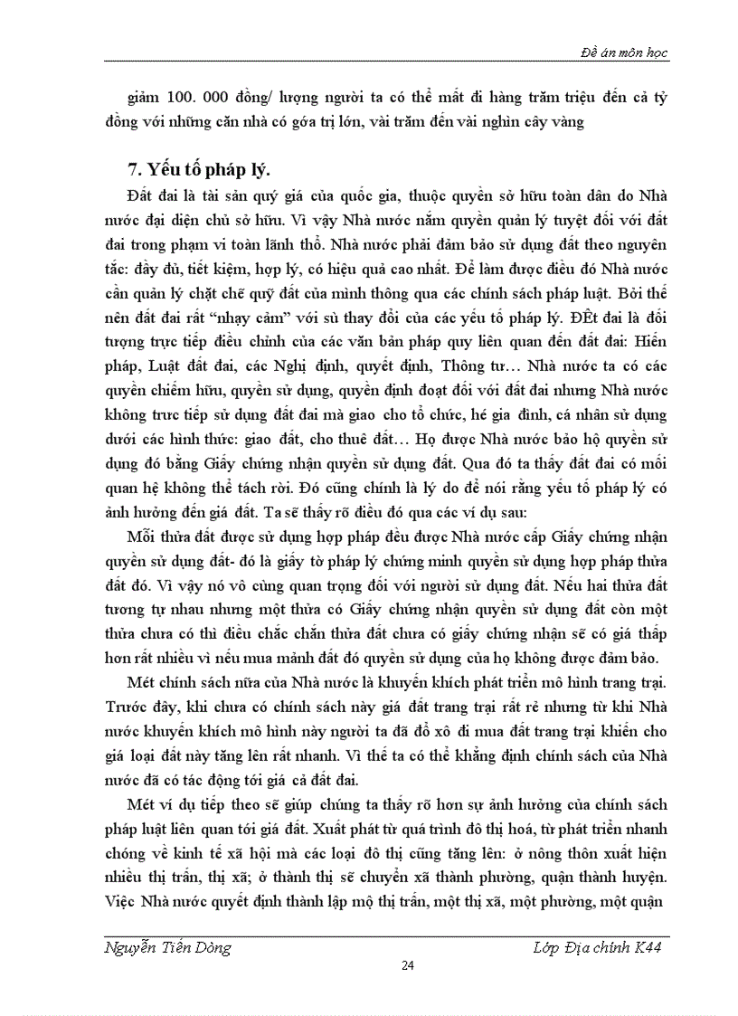 image for page Những nhân tố ảnh hưởng đến giá quyền sử dụng đất