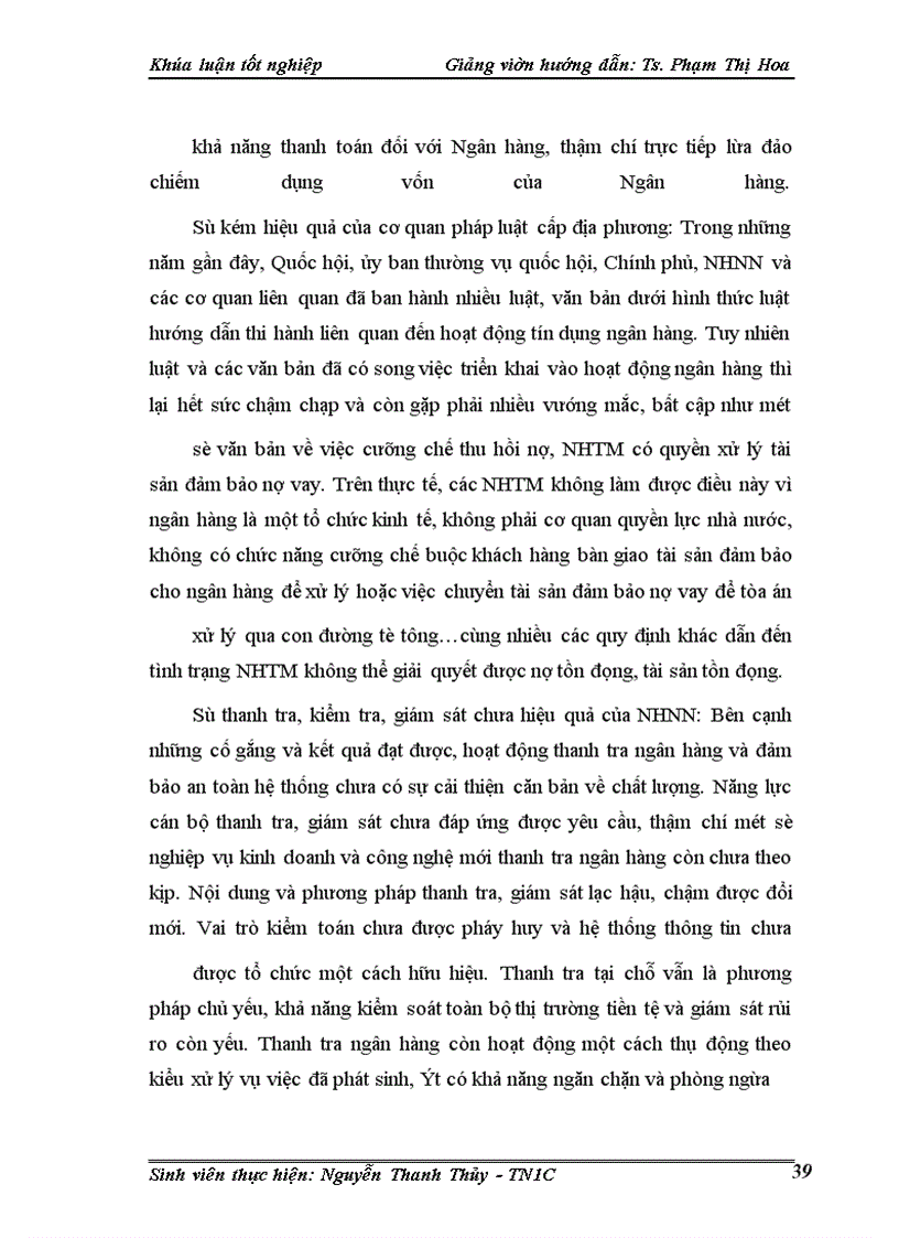image for page Một số giải pháp phòng ngừa và hạn chế rủi ro tín dụng tại Chi nhánh Ngân hàng nông nghiệp và phát triển nông thôn Láng Hạ.